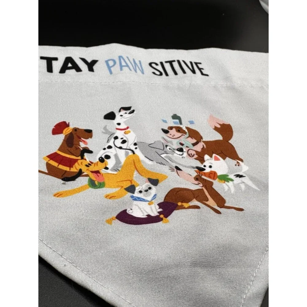 Disney‎ Tails Bandana Cats Dogs Stay Pawsitive Pluto Nana Bolt SIZE 0 XS/Small